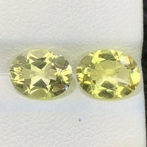 3.43Cts Natural Lemon Quartz 9x7mm Oval Cut